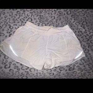 White lulu shorts